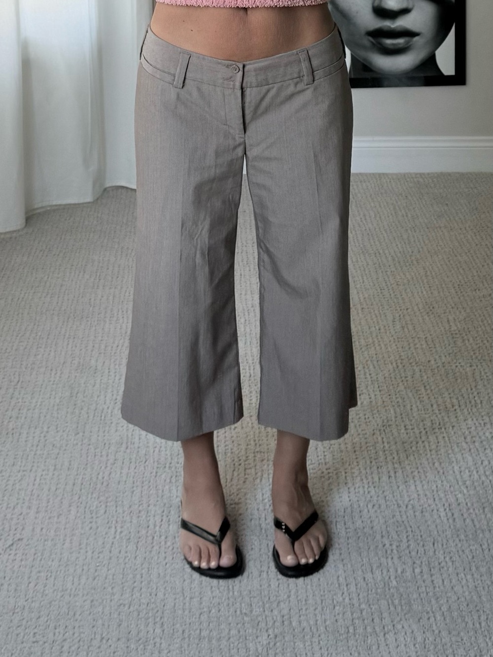 Maurices Stretch Pants in Light Taupe